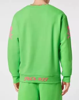 Толстовка LS Skull&Bones PHILIPP PLEIN, зеленый