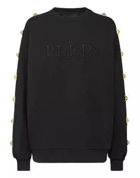 Толстовка LS Studs PHILIPP PLEIN, черный/золотой