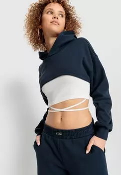 Толстовка LSCN BY LASCANA KAPUZENPULLOVER, цвет nachtblau