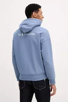Толстовка Lspohoodm11 с длинным рукавом Polo Ralph Lauren, синий