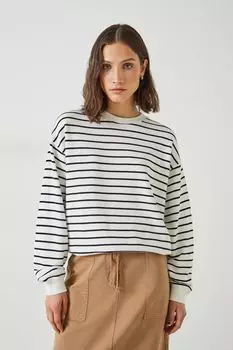 Толстовка Luca в полоску Hush, белый