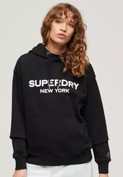 Толстовка LUXE LOOSE Superdry, черный