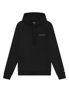 Толстовка Lyle & Scott, черный/белый