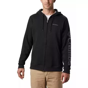Толстовка M Columbia Logo Fleece FZ Мужская - Черный