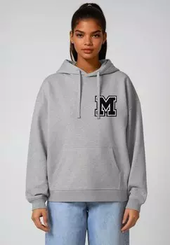 Толстовка M EMBROIDERY UNISEX OVERSIZE - Hoodie Mira Paris, серый