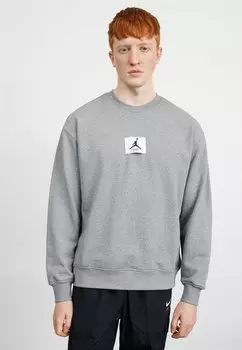 Толстовка M J Ess Stmt Flc Crew Jordan, цвет carbon heather