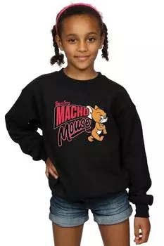 Толстовка «Мачо Маус» Tom & Jerry, черный