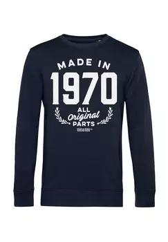 Толстовка MADE IN 1970 Henry Tiger, темно-синий