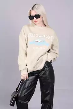 Толстовка Madmext, бежевый