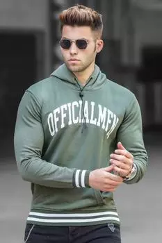 Толстовка мужская Madmext на резинке, хаки