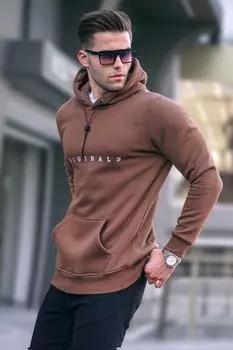 Толстовка Madmext, коричневый