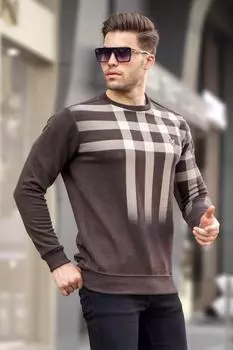 Толстовка Madmext, коричневый