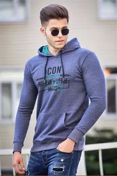 Толстовка Madmext, темно-синий