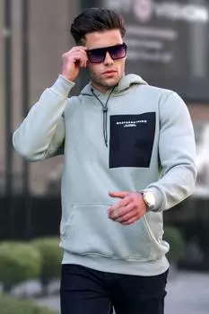 Толстовка Madmext, зеленый