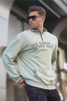 Толстовка Madmext, зеленый