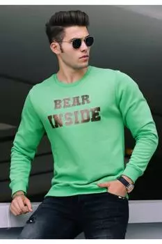 Толстовка Madmext, зеленый