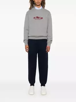 Толстовка Maison Kitsun Outdoor Profile Fox, серый