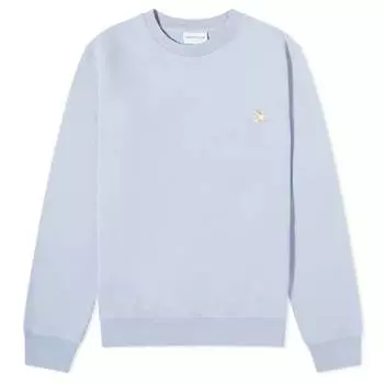 Толстовка Maison Kitsune Chillax Fox Patch Crew, голубой