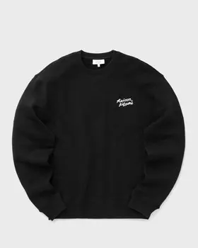 Толстовка Maison Kitsune Maison Kitsune Handwriting Comfort Sweatshirt, черный/белый