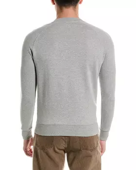 Толстовка Maison Kitsune с круглым вырезом, серый