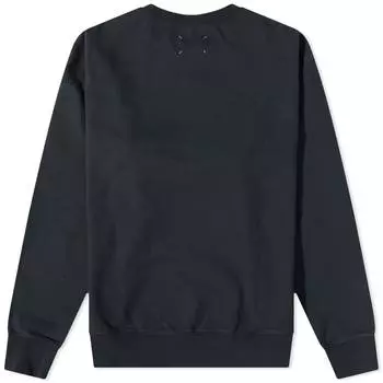 Толстовка Maison Margiela Embroidered Numbers Logo Crew Sweat