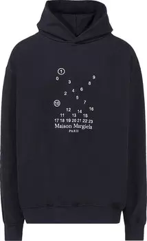 Толстовка Maison Margiela Hooded Sweatshirt 'Black', черный