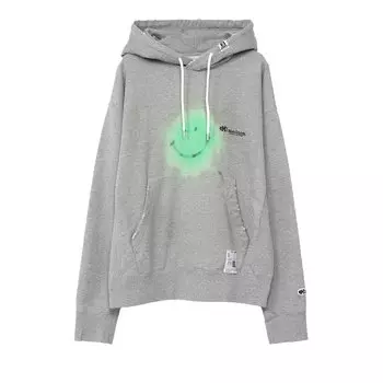 Толстовка Maison Mihara Yasuhiro с эффектом потертости, цвет Серый