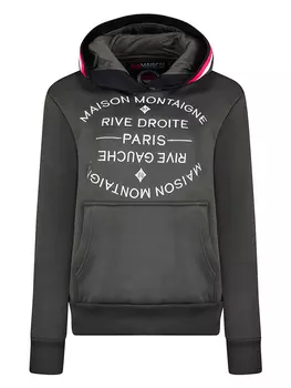 Толстовка Maison Montaigne Hoodie Fricemai, антрацит