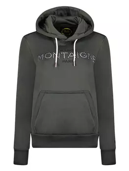 Толстовка Maison Montaigne Hoodie Gontaigne, антрацит