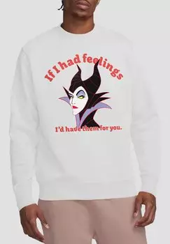 Толстовка MALEFICENT IF I HAD FEELINGS Disney, белый