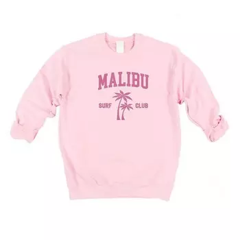 Толстовка Malibu Surf Club с вышивкой Simply Sage Market, цвет Light Pink