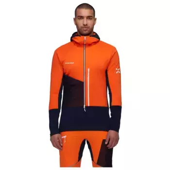 Толстовка Mammut Eiger Speed Ml Hybrid half zip, оранжевый