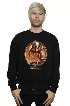 Толстовка «Мандалорец» в рамке Star Wars, черный