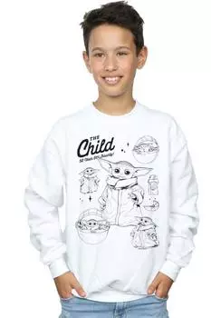 Толстовка Mandalorian 50 Year Old Bounty Star Wars, белый