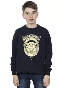 Толстовка Mandalorian Grogu Force Sensitive Star Wars, темно-синий