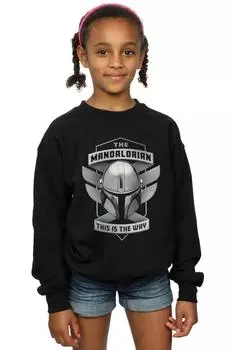 Толстовка Mandalorian This Is The Way Mando Star Wars, черный