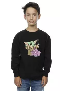 Толстовка «Мандалорская жуткая кулинария» Star Wars, черный