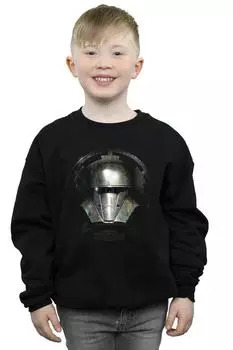 Толстовка «Мандалорский темный шлем» Star Wars, черный