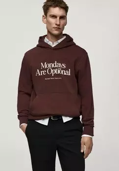 Толстовка Mango, бордовый