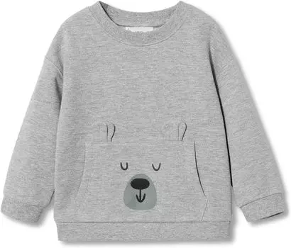 Толстовка Mango Deer Sweatshirt, цвет Mid Grey Vigore