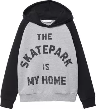 Толстовка Mango Hoom Sweatshirt, цвет Medium Gray
