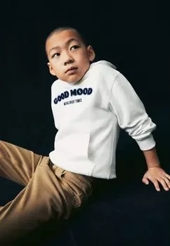Толстовка Mango Kids, цвет off white