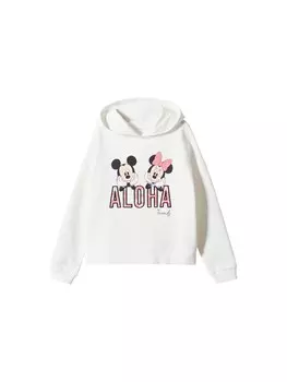 Толстовка MANGO KIDS Maloha, натуральный белый