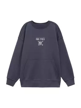 Толстовка MANGO KIDS ONEPIECE, антрацит