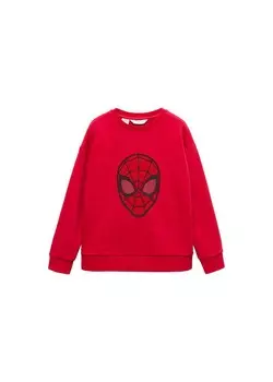 Толстовка MANGO KIDS spidered, красный