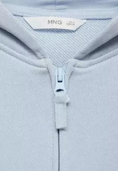 Толстовка Mango Kids, светло-голубой