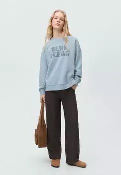 Толстовка Mango Kids, светло-голубой