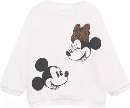 Толстовка Mango Mrisas Sweatshirt, натуральный