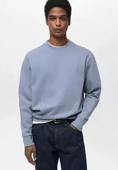 Толстовка Mango, светло-голубой