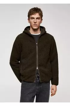 Толстовка -- Mango, зеленый